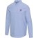 Camisa oxford Sphene algodón BCI sostenible hombre Azul claro detalle 1