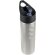 Bidón de 750 ml de acero inoxidable personalizado plateado