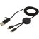 Cable 5 en 1 plástico reciclado Citala carga rápida 27W Negro intenso detalle 5