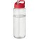 H2O Active® Vibe Bidón deportivo con tapa con boquilla de 850 ml Transparente/rojo