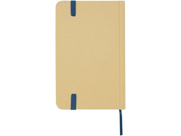 Libreta tapa dura A6 Reed con papel certificado FSC Azul océano detalle 13