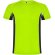 Camiseta deportiva Shanghai Roly con tecnología cool fit Verde flúor