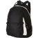 Mochila cómoda en colores llamativos Negro intenso/blanco