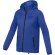 Chaqueta ligera impermeable mujer Dinlas con capucha enrollable Azul detalle 10