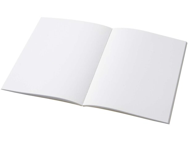 Libreta A5 Novella Austen tapa blanda papel reciclado Blanco marfil detalle 3