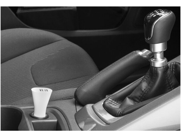 Adaptador doble para coche con usb economico