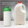 Bidón deportivo Baseline reciclado con tapa Flip 500ml Blanco/verde detalle 36