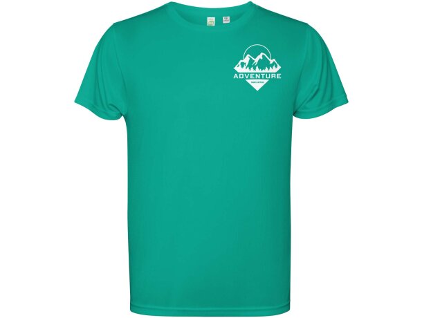 Camiseta técnica hombre Estoril Roly poliéster reciclado detalle 1