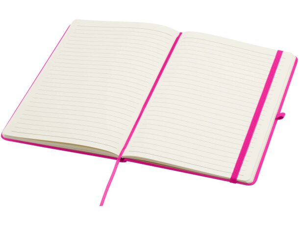 Libreta tapa dura A5 Spectrum Plus con papel certificado FSC Rosa detalle 56