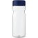Bidón deportivo de 650 ml con tapa de rosca H2O Active® Base Tritan™ Transparente claro/azul detalle 48