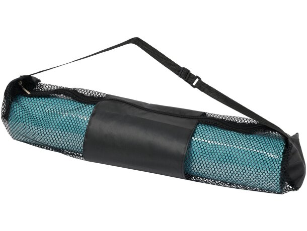 Esterilla yoga Babaji con superficie texturizada y bolsa Gris/negro intenso detalle 10