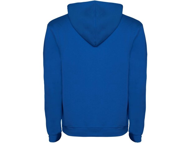 Sudadera con capucha infantil Urban Roly bicolor personalizable Azul real detalle 23