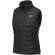 Chaleco aislante reciclado GRS con plumas RDS mujer Epidote Negro intenso detalle 19