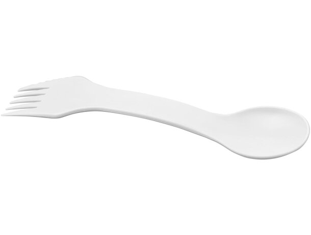 Cuchara, tenedor y cuchillo 3 en 1 Epsy Pure Blanco detalle 4