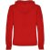 Sudadera con capucha para mujer Urban Roly Rojo detalle 82