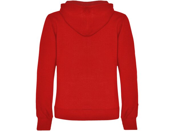 Sudadera con capucha para mujer Urban Roly Rojo detalle 82