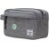 Neceser de viaje reciclado Herschel Chapter con cremallera Gris mezcla detalle 5