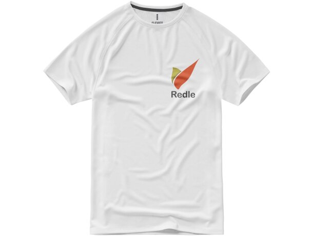 Camiseta de manga corta unisex niagara de Elevate 135 gr Blanco detalle 1