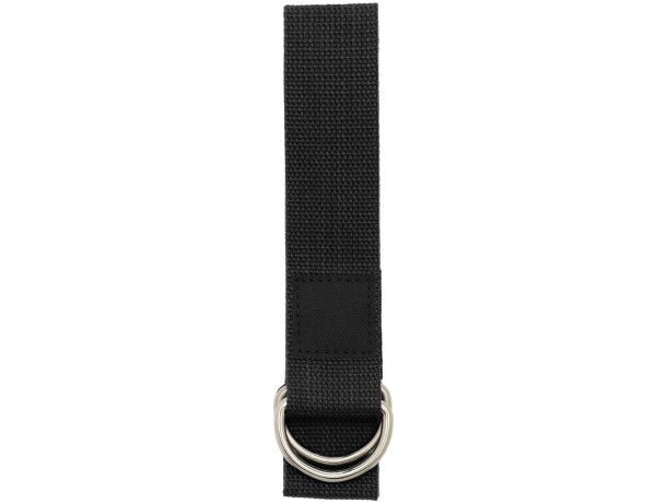 Correa yoga Virabha RPET reciclado con funda sostenible Negro intenso detalle 16