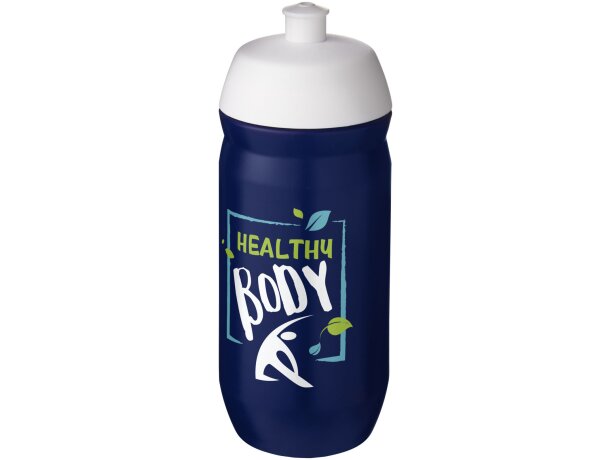 Bidón deportivo de 500 ml HydroFlex™ Blanco/azul detalle 1