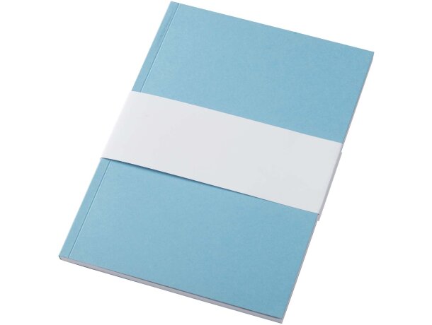 Libreta A5 Novella Austen tapa blanda papel reciclado Azul detalle 20