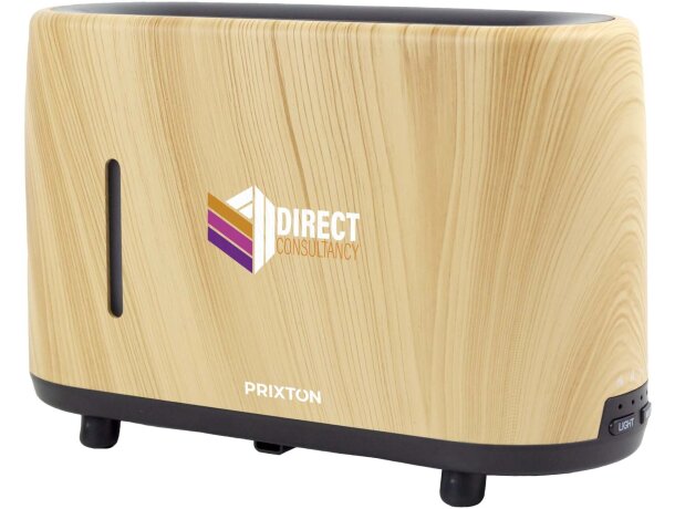Humidificador Prixton Essence con difusor de aceites esenciales Madera detalle 1