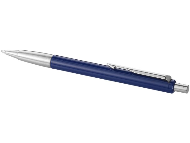 Bolígrafo elegante y funcional con estuche Azul/plateado detalle 5