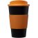 Vaso térmico 350ml con agarradera Americano Negro intenso/naranja detalle 18