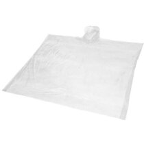 Poncho de Lluvia con Funda "ziva" personalizado blanco Poncho de Lluvia con Funda "ziva" personalizado blanco