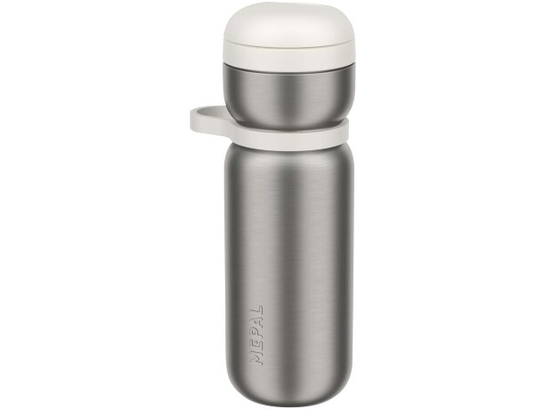 Bidón deportivo con aislamiento Mepal Twist Blanco detalle 8