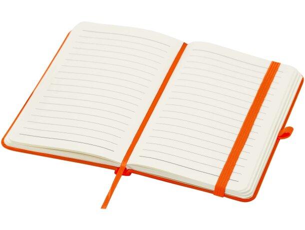 Libreta tapa dura A6 Spectrum Plus con papel FSC certificado Naranja detalle 52