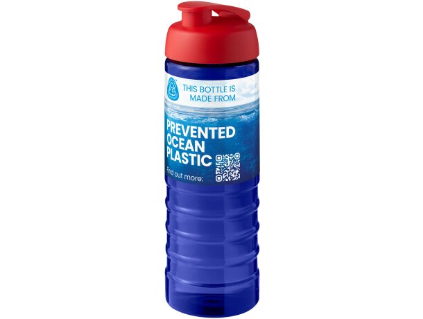 Bidón deportivo H2O Active Eco Treble con plástico reciclado Azul/rojo detalle 25