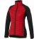 Chaqueta aislante híbrida mujer Banff con tejido repelente Rojo