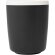 Taza cerámica Lilio 310ml acabado mate con interior brillante Negro intenso detalle 3