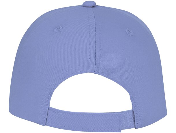 Gorra dividida en 6 paneles. Ideal para merchandising Azul claro detalle 23