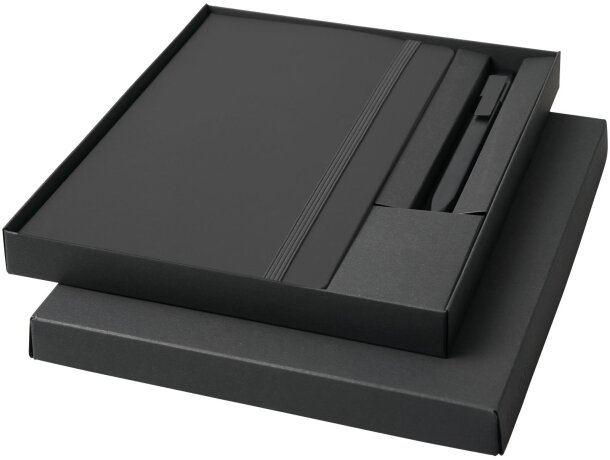 Set de regalo con libreta y bolígrafo Moleskine negro intenso Negro intenso detalle 4