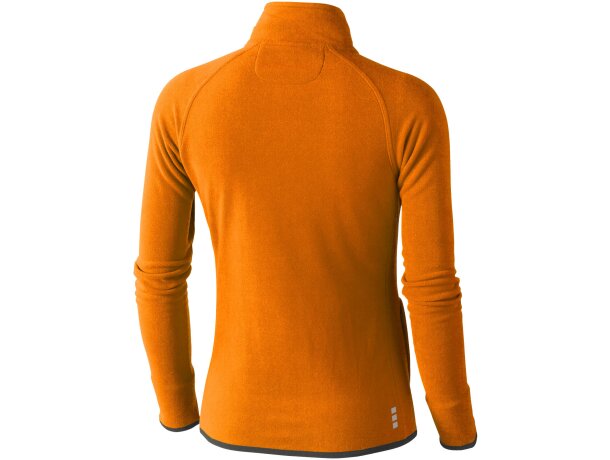 Chaqueta de forro con cremallera completa de mujer Brossard Naranja detalle 17