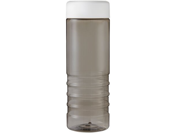Bidón 750ml Eco Treble con tapa rosca plástico oceánico reciclado Carbón/blanco detalle 7
