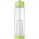 Botella deportiva y ligera con infusor de rosca para fruta 740 ml personalizada barata transparente/lima