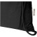 Bolsa con cuerdas Peru Blend de algodón reciclado GRS 5L Negro intenso detalle 9