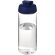 Bidón deportivo con tapa Flip de 600 ml H2O Active® Octave Tritan™ Transparente claro/azul