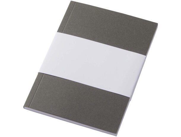 Libreta A6 tapa blanda Novella Austen papel FSC Gris detalle 20
