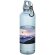 Botella Oregon 750ml PET reciclado certificado RCS con mosquetón Azul turquesa detalle 10