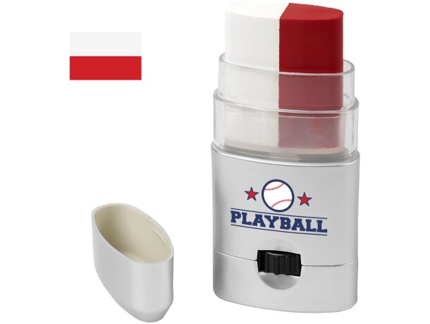 Pintura corporal Velox Blanco/rojo detalle 22