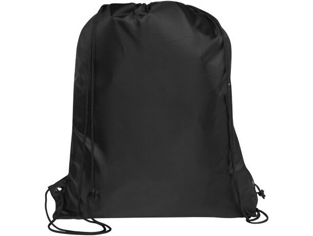 Bolsa con cordón aislada Adventure 9l en poliéster reciclado Negro intenso detalle 3