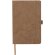 Libreta A5 de ante Carbony Marrón detalle 10