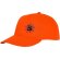 Gorra dividida en 6 paneles. Ideal para merchandising Naranja detalle 18