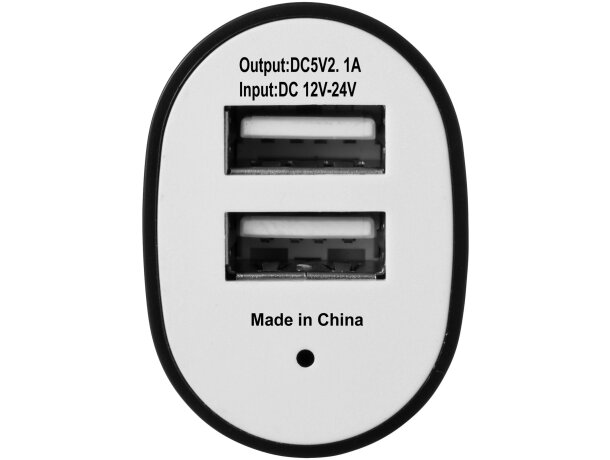 Adaptador doble para coche con usb personalizado