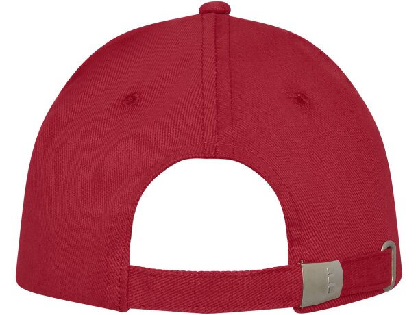 Gorra de 5 paneles totalmente personalizable para tu estilo único Rojo detalle 7