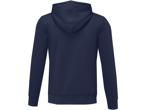 Sudadera con capucha Charon para hombre con interior afelpado Azul marino detalle 27